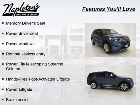 Used 2021 Ford Explorer Limited w/ Equipment Group 301A AWD/4WD image 15