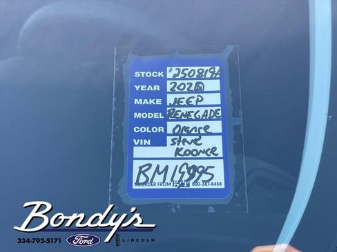 Used 2020 Jeep Renegade Sport w/ Sport Appearance Group image 25