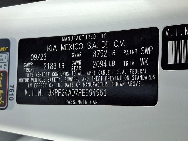 Certified 2023 Kia Forte LXS w/ LXS Technology Package FWD image 26