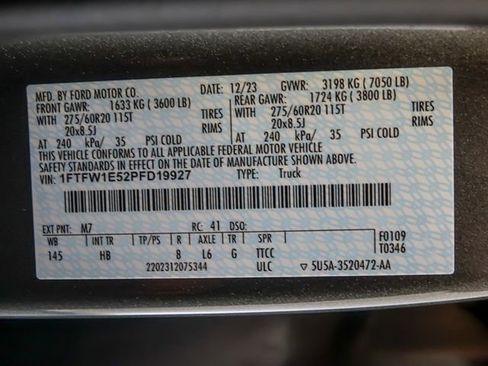 Used 2023 Ford F150 Lariat w/ Equipment Group 502A High image 36