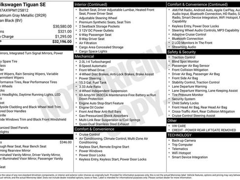 Certified 2023 Volkswagen Tiguan SE FWD image 32