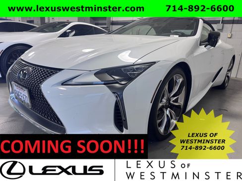 Used 2021 Lexus LC 500 Convertible w/ Touring Package RWD image 1