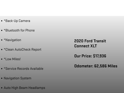 Used 2020 Ford Transit Connect XLT w/ Trailer Tow Package image 12