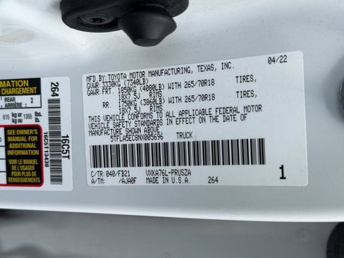 Used 2022 Toyota Tundra SR5 AWD/4WD image 23