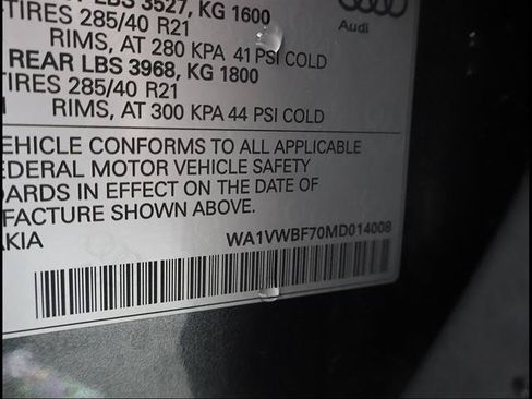 Used 2021 Audi SQ7 Prestige w/ Prestige Package AWD/4WD image 13