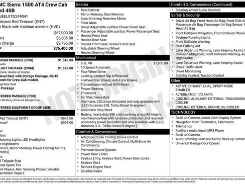 New 2026 GMC Sierra 1500 AT4 w/ AT4 Premium Package image 46