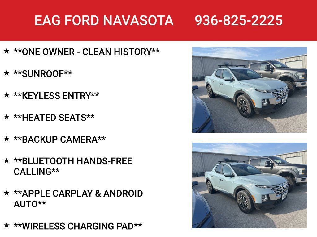 Used 2023 Hyundai Santa Cruz SEL w/ Activity Package FWD image 2