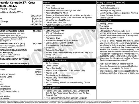 Used 2023 Chevrolet Colorado Z71 w/ Z71 Convenience Package 2 AWD/4WD image 5