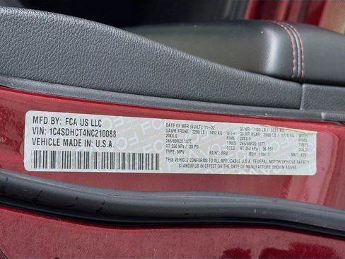 Used 2022 Dodge Durango R/T w/ Blacktop Package image 36