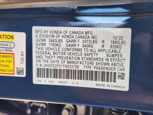 Used 2026 Honda Civic Sport image 33