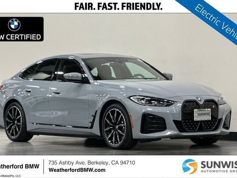 Used 2024 BMW i4 eDrive40 w/ M Sport Package RWD image 1