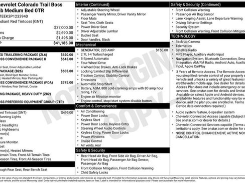 Used 2023 Chevrolet Colorado Trail Boss w/ Advanced Trailering Package AWD/4WD image 7
