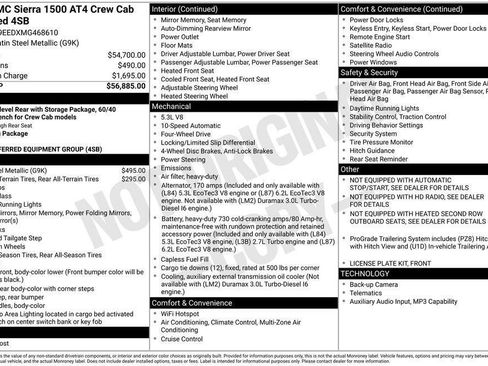 Certified 2021 GMC Sierra 1500 AT4 AWD/4WD image 5