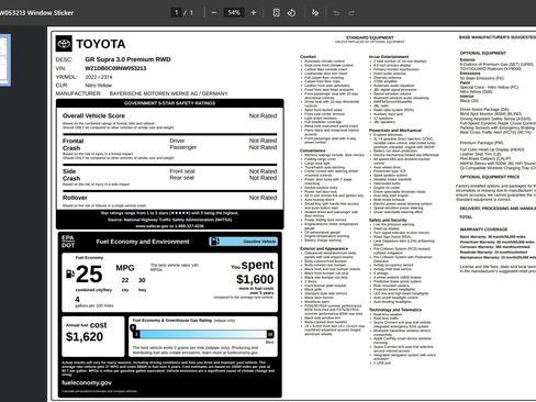 Used 2022 Toyota Supra Premium w/ Driver Assist Package image 25