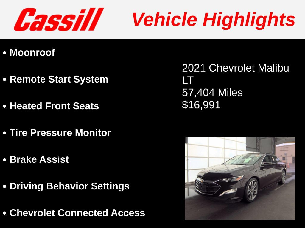 Used 2021 Chevrolet Malibu LT FWD image 3