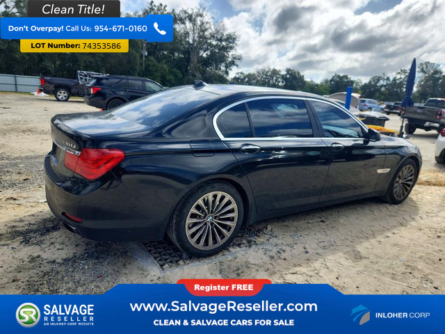 Used 2012 BMW 740Li w/ Luxury Seating Pkg RWD image 4