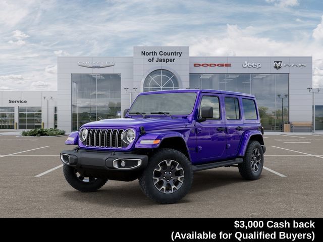 New 2026 Jeep Wrangler Unlimited Sahara w/ Safety Group AWD/4WD 360° Tour