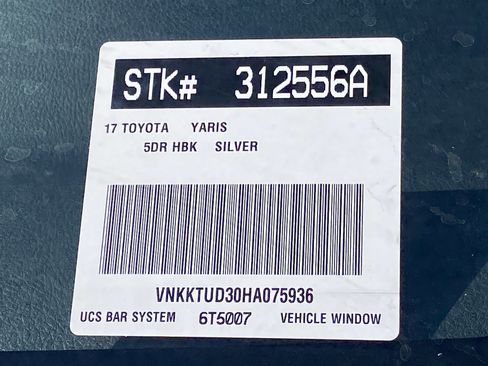 Used 2017 Toyota Yaris LE w/ Carpet Mat Package image 6