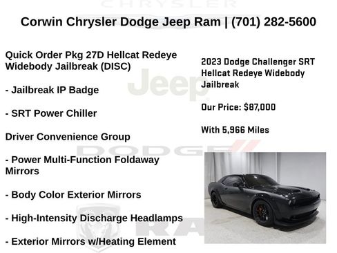 Used 2023 Dodge Challenger SRT Hellcat image 13