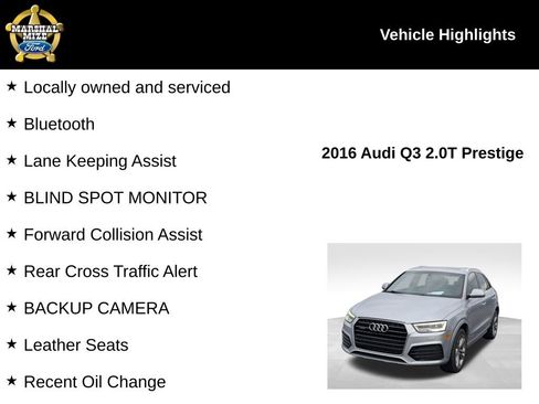 Used 2016 Audi Q3 2.0T Prestige image 2