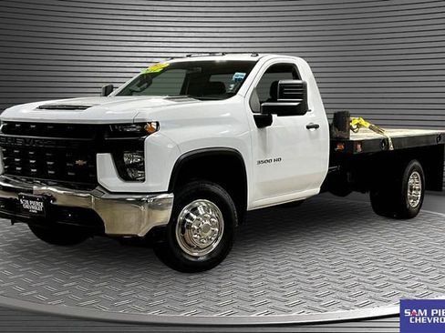Used 2022 Chevrolet Silverado 3500 W/T w/ Snow Plow Prep Package AWD/4WD image 1