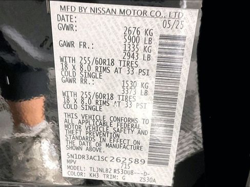 Certified 2025 Nissan Pathfinder S AWD/4WD image 43