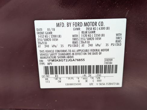 Used 2018 Ford Explorer Sport w/ Equipment Group 401A AWD/4WD image 42
