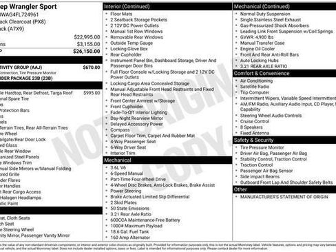 Used 2015 Jeep Wrangler Sport w/ Connectivity Group image 25