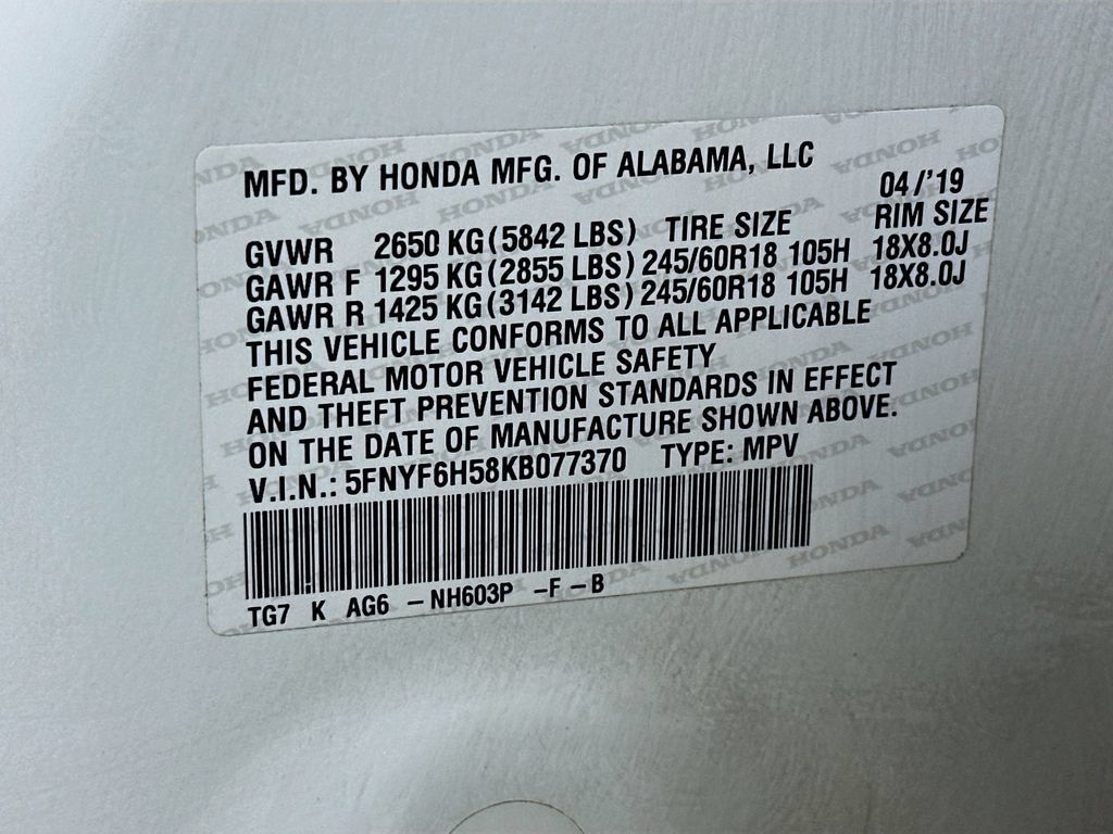 Used 2019 Honda Pilot EX-L image 40