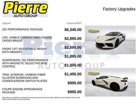 Used 2024 Chevrolet Corvette Stingray Premium Cpe w/ Z51 Performance Package RWD image 13