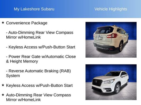 Used 2021 Subaru Ascent Premium w/ Convenience Package AWD/4WD image 11