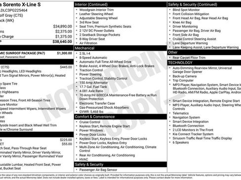 Certified 2023 Kia Sorento S w/ Panoramic Sunroof Package AWD/4WD image 2