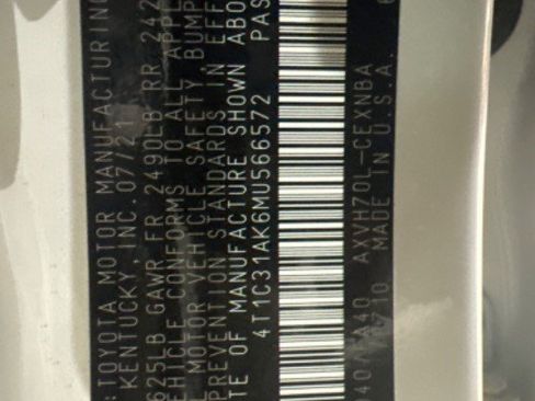 Used 2021 Toyota Camry LE FWD image 3
