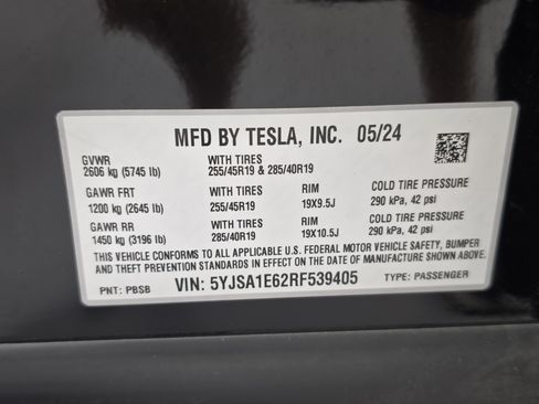 Used 2024 Tesla Model S Plaid AWD/4WD image 35