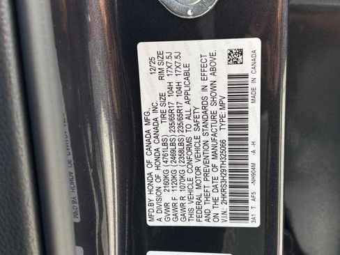 Certified 2026 Honda CR-V LX image 29