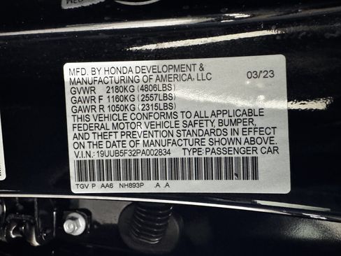 Certified 2023 Acura TLX FWD image 42