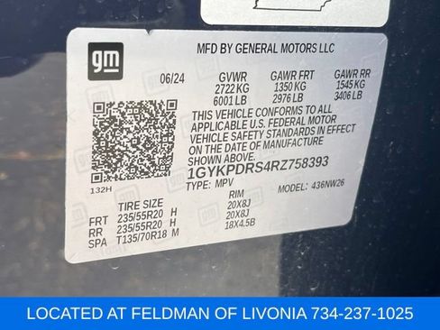 Certified 2024 Cadillac XT6 Premium Luxury w/ LPO, Floor Liner Package AWD/4WD image 10
