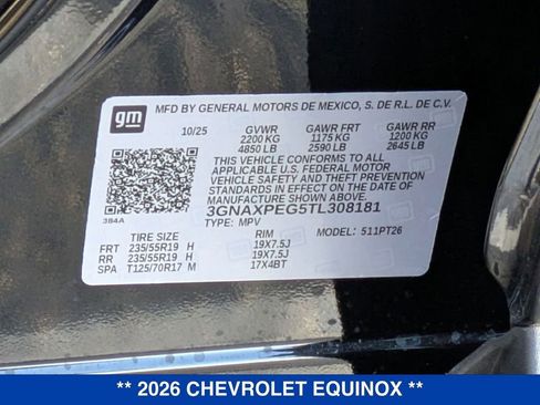 New 2026 Chevrolet Equinox LT w/ LPO, Floor Liner Package image 41