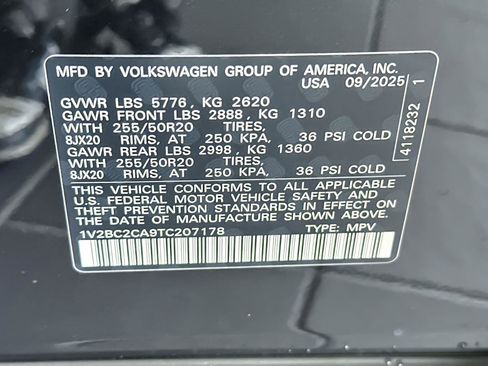 New 2026 Volkswagen Atlas Cross Sport SEL image 27