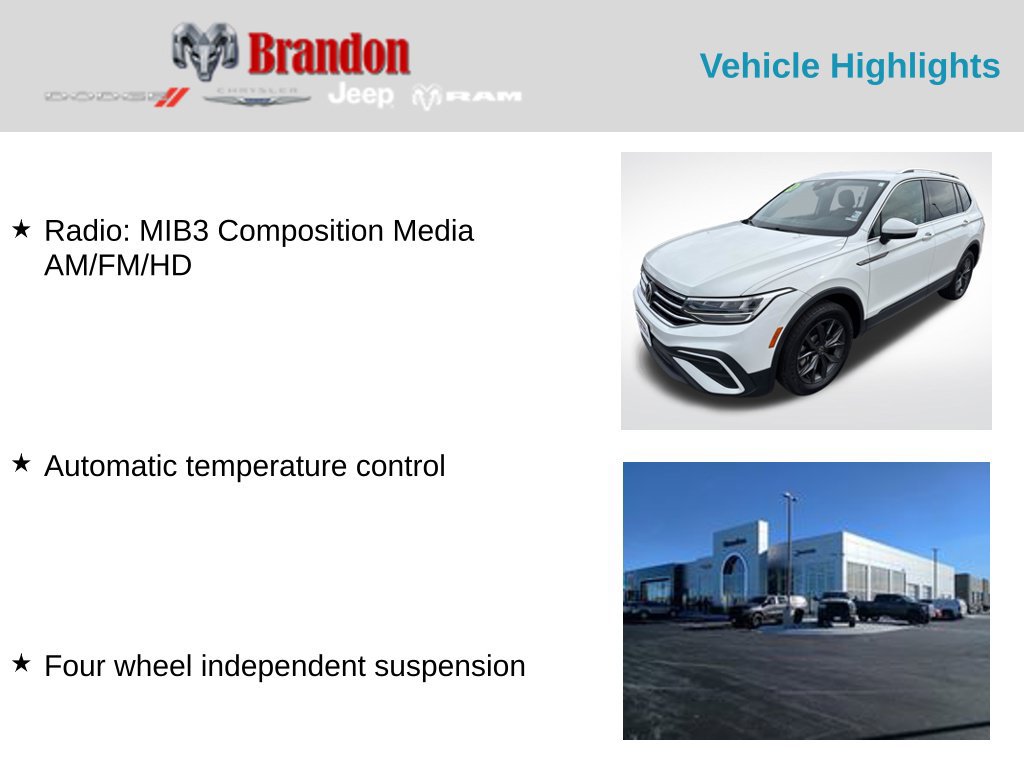 Used 2024 Volkswagen Tiguan SE AWD/4WD image 2