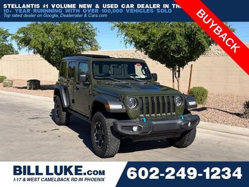 Used 2023 Jeep Wrangler Unlimited Rubicon 4xe image 1