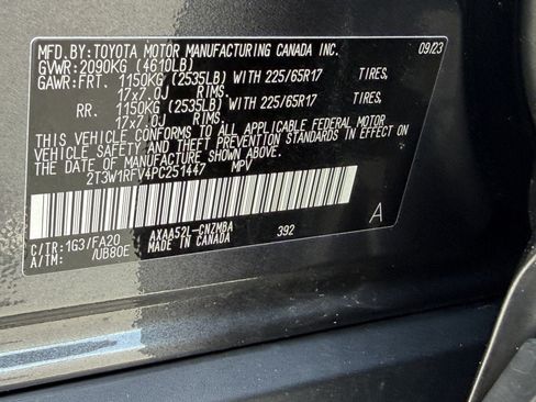 Used 2023 Toyota RAV4 XLE w/ Convenience Package FWD image 40