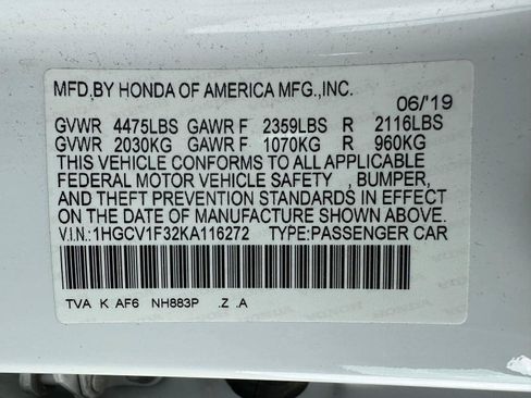 Used 2019 Honda Accord Sport image 15