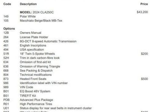 Used 2024 Mercedes-Benz CLA 250 image 3