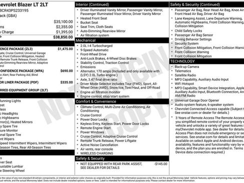 Used 2023 Chevrolet Blazer LT w/ Convenience Package FWD image 19