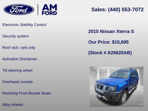 Used 2015 Nissan Xterra S AWD/4WD image 12