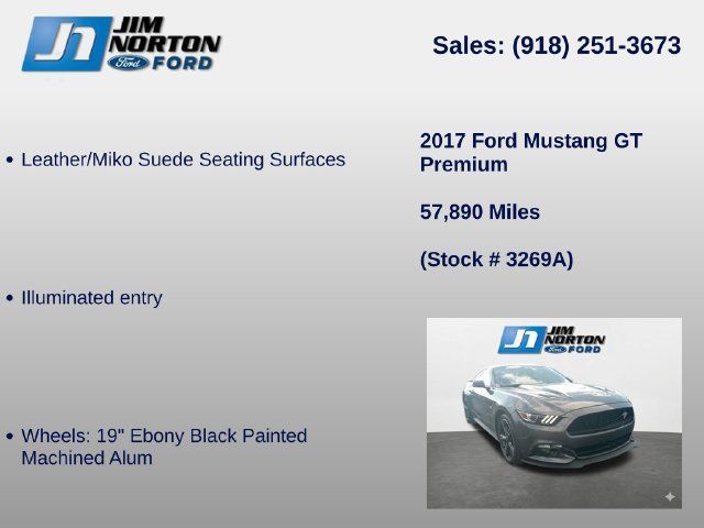 Used 2017 Ford Mustang GT Premium w/ Equipment Group 401A RWD image 14