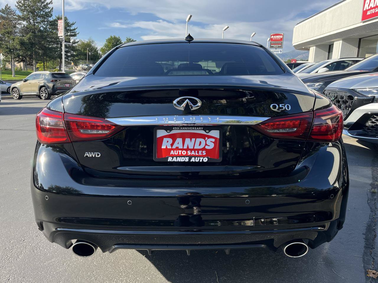 Used 2022 INFINITI Q50 Luxe w/ Cargo Package AWD/4WD image 9