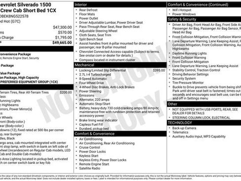 Used 2022 Chevrolet Silverado 1500 Custom image 32