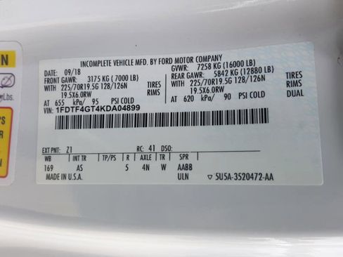 Used 2019 Ford F450 XL w/ XL Value Package RWD image 24